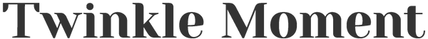 Black logo of twinkle moment