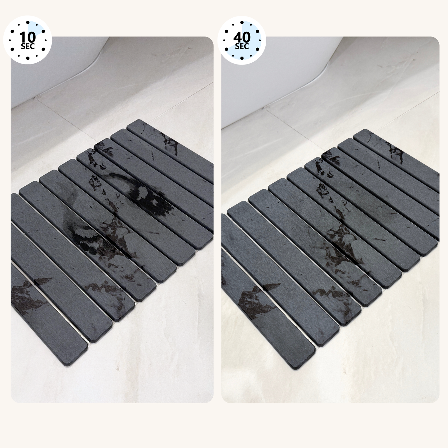 The Foldable Stone Bath Mat