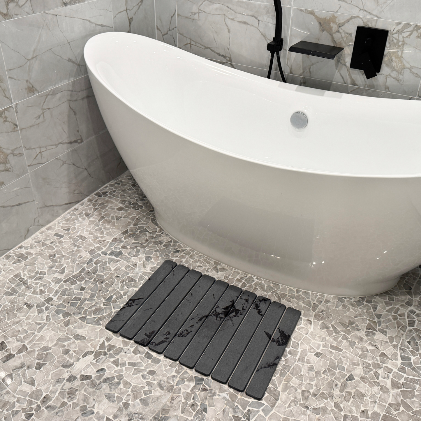 The Foldable Stone Bath Mat